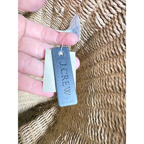 NWT J.Crew Woven Straw Market Tote – Rope Handles, One Size - Picture 6 of 7